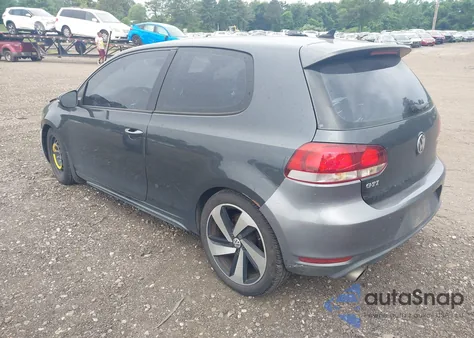 2011 Volkswagen Gti 2-Door из США, поврежденный, VIN WVWFD7AJ2BW087902